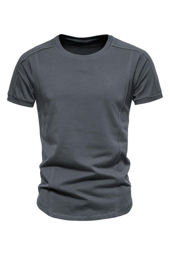 Slim Fit Black Summer Men's T-shirt