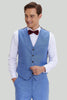 Load image into Gallery viewer, Men&#39;s 3-piece Two Button Sky Blue Tuxedo