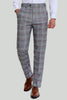 Load image into Gallery viewer, Grey Plaid Wide Peak Lapel 3 Piece Single Breasted Men&#39;s Suits