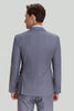 Load image into Gallery viewer, Grey Men&#39;s 3 Piece Notched Lapel Prom Suits