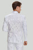 Load image into Gallery viewer, White Jacquard Satin 2 Piece Shawl Lapel Men&#39;s Prom Suits