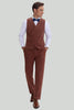 Load image into Gallery viewer, Tan Notched Lapel 3 Piece Single Breasted Prom Suits