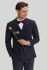 Load image into Gallery viewer, Men&#39;s 3 Piece Pinstripe Dark Grey Suit