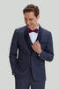 Load image into Gallery viewer, Men&#39;s Grey 3 Piece One Button Tuxedo