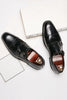 Load image into Gallery viewer, Brown Monk Strap Men&#39;s Leather Slip-On Dress Shoes