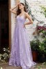 Load image into Gallery viewer, Lilac Spaghetti Straps A Line Lace Prom Dress