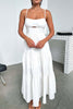 Load image into Gallery viewer, Simple Spaghetti Straps Midi Summer Graduation Dress