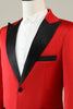 Load image into Gallery viewer, Notched Lapel Red Prom Blazer for Men