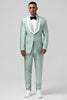 Load image into Gallery viewer, Mint Shawl Lapel One Button 2 Pieces Men&#39;s Suits