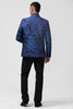 Load image into Gallery viewer, Royal Blue Peak Lapel Men&#39;s Blazer