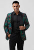 Load image into Gallery viewer, Green Shawl Lapel One Button Men&#39;s Prom Blazer