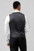 Load image into Gallery viewer, Black Shawl Lapel 3 Pieces One Button Men&#39;s Prom Suits