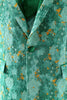 Load image into Gallery viewer, Green Peak Lapel  3 Piece Jacquard One Button Men&#39;s Prom Suits