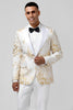 Load image into Gallery viewer, Champgne Peak Lapel One Button 2 Pieces Men&#39;s Prom Suits