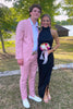 Load image into Gallery viewer, Light Pink Peak Lapel One Button 2-Piece Prom Suits with Pockets