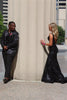 Load image into Gallery viewer, Sparkly Black Shawl Lapel One Button 2-Piece Prom Suits