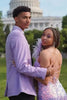 Load image into Gallery viewer, Peak Lapel Light Purple 2 Piece Prom Suits with One Button