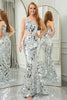 Load image into Gallery viewer, Sparkly Mermaid One Shoulder Silver Long Prom Dress