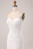 Load image into Gallery viewer, Ivory Strapless Mermaid Wedding Party Dress