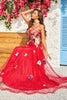 Load image into Gallery viewer, Burgundy A Line Princess Prom Dress with Appliques