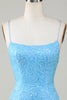 Load image into Gallery viewer, Sparkly Blue Beaded Tight Short Party Dress