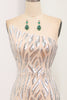 Load image into Gallery viewer, Sparkly Mermaid Green One Shoulder Sequin Long Prom Dress