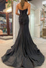 Load image into Gallery viewer, Sparkly Mermaid Sweetheart Corset Long Prom Dress with Slit