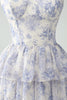 Load image into Gallery viewer, Floral Printed Tiered Long Corset Prom Dress