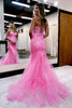 Load image into Gallery viewer, Strapless Mermaid Corset Prom Dress with Appliques