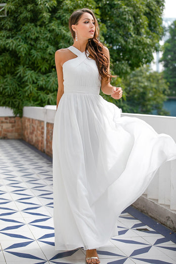 Ruffle Cross V-neck Dress