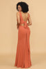 Load image into Gallery viewer, V-neck Mermaid Bridesmaid Dress