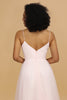 Load image into Gallery viewer, Pink Spaghetti Straps Tulle Bridesmaid Dress