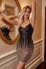 Load image into Gallery viewer, Sheath Spaghetti Straps Sequins Holiday Party Dress