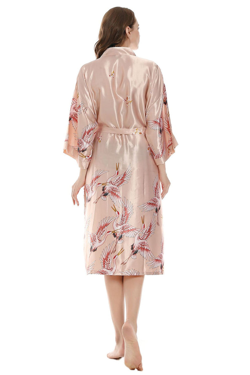 Load image into Gallery viewer, Blush Print Kimono Bridal Party Robes