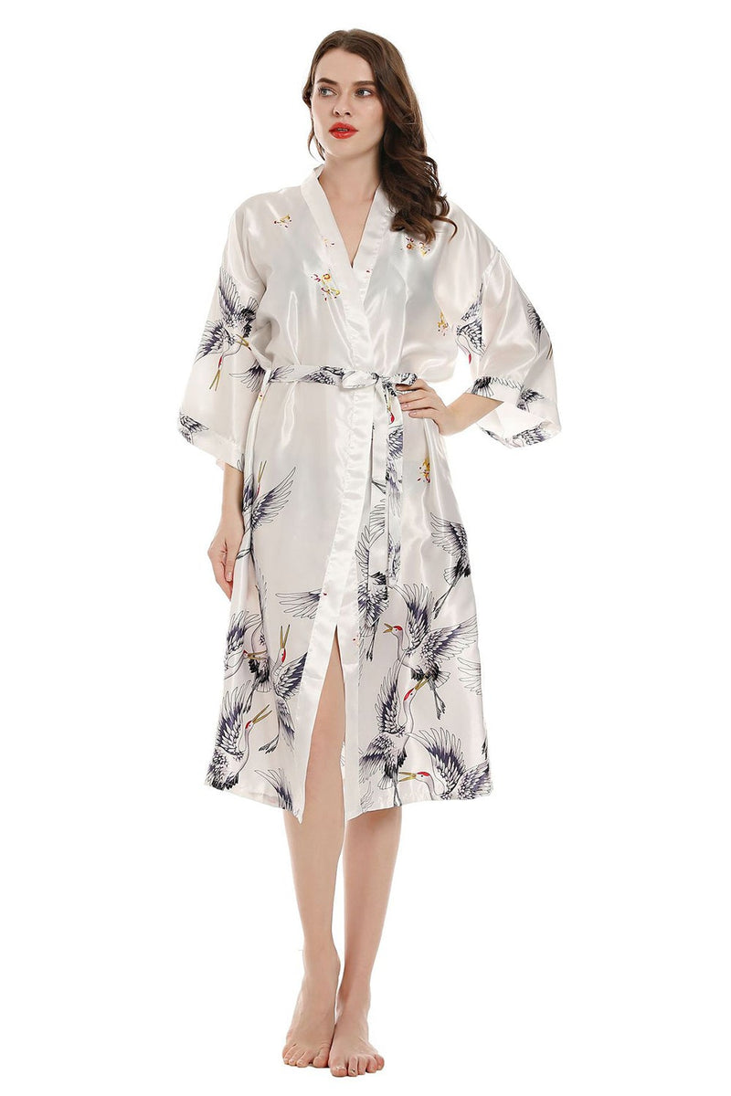 Load image into Gallery viewer, Blush Print Kimono Bridal Party Robes