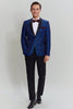 Load image into Gallery viewer, Royal Blue Shawl Lapel 2 Piece Slim fit Men&#39;s Suit