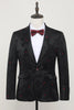 Load image into Gallery viewer, Notched Lapel Single Breasted Black Blazer