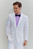 Load image into Gallery viewer, Men&#39;s Slim Fit 2 Piece Suit One Button Notched Lapel Tuxedo