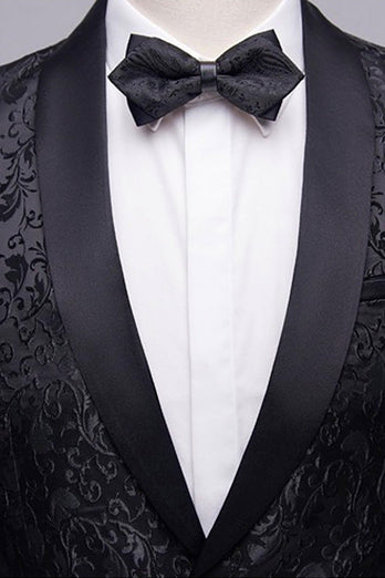 Men's 2-Piece Suits Jacquard Tuxedo