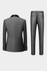 Load image into Gallery viewer, Grey Men&#39;s 2-Piece Suits