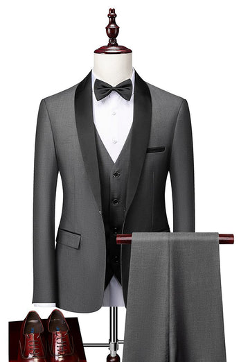 Grey Men's 2-Piece Suits