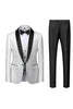 Load image into Gallery viewer, Black Men&#39;s 2-Piece Suits Shawl Lapel