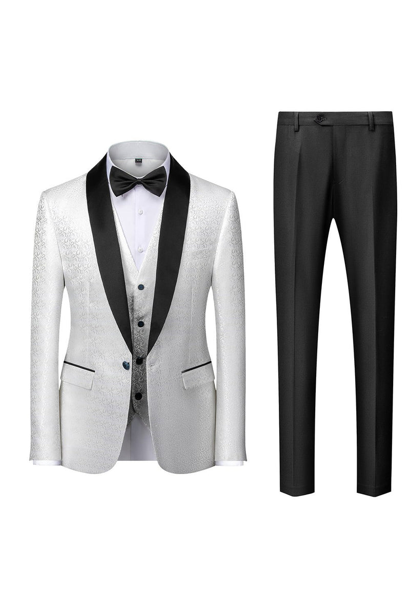 Load image into Gallery viewer, Black Men&#39;s 2-Piece Suits Shawl Lapel