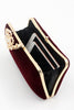 Load image into Gallery viewer, Burgundy Velvet Shoulder Chain Bag