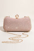 Load image into Gallery viewer, Glitter Blush Beaded Party Clutch