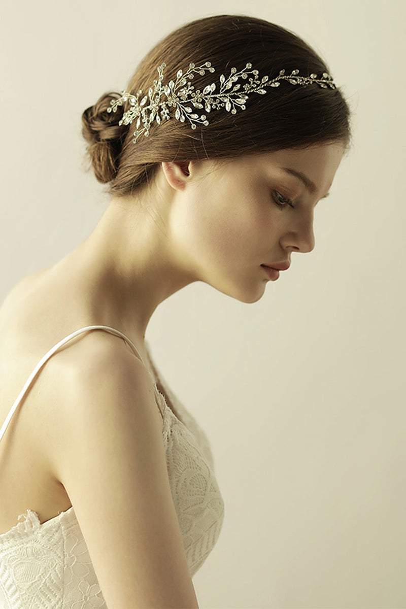 Load image into Gallery viewer, Shiny Rhinestone Branch Bridal Headband