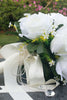 Load image into Gallery viewer, White Rose Bridesmaid Bouquet