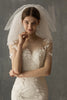 Load image into Gallery viewer, Five-Layer Point Drill Short Bridal Veils