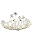 Load image into Gallery viewer, Pearl Snowflake Flower Bridal Crown