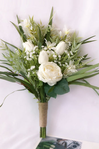 Greenery Bridesmaid Bouquet for Wedding